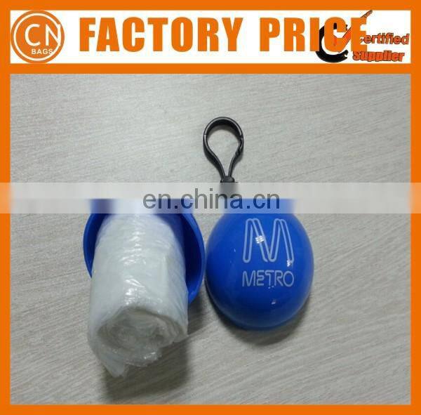 Customized Logo OEM Designed Branded Pocket Raincoat