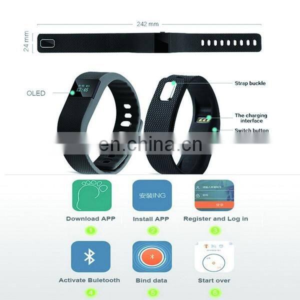 2015 New Smart Wristband Wristband Pedometer Silicon Wristband Fitness Bracelet