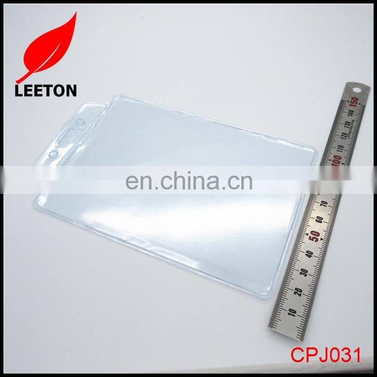 Factory custom PVC waterproof exhibition ID card holder