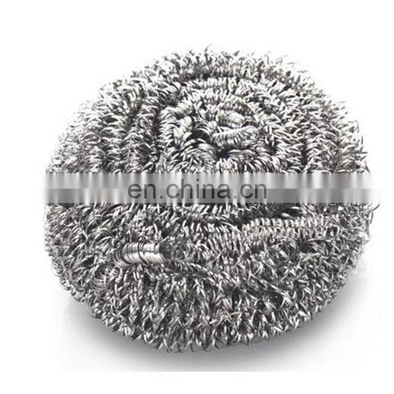 Toprank Wholesale Strong Cleaning Capacity Spiral Scrubber Metal Pot Scourer Ball Kitchen Cleaning Stainless Steel Scourer