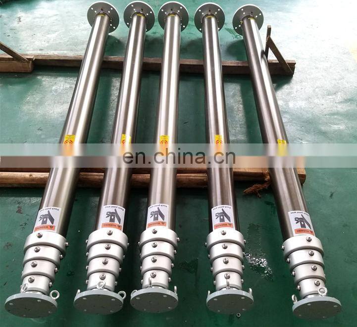 9m pneumatic portable lightweight antenna mast vehicle mounted