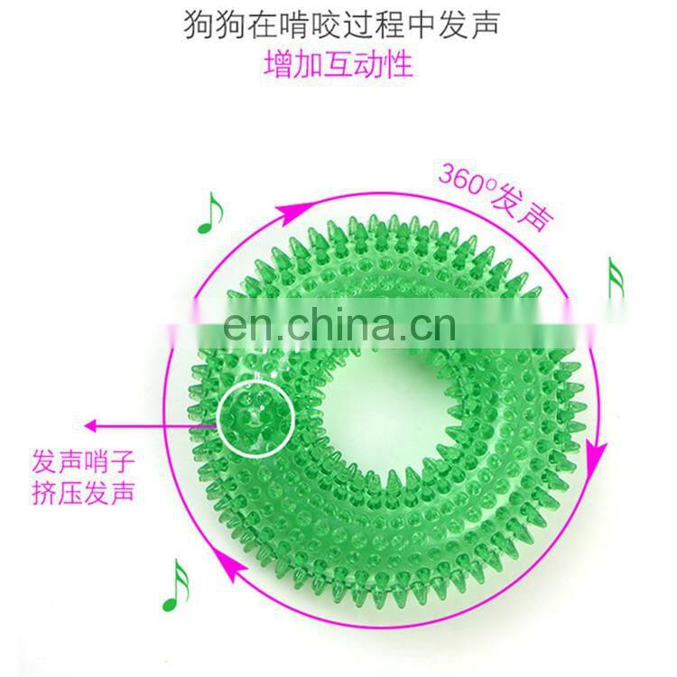 Bite resistant golden retriever large dog tpr squeaky dog chew toy