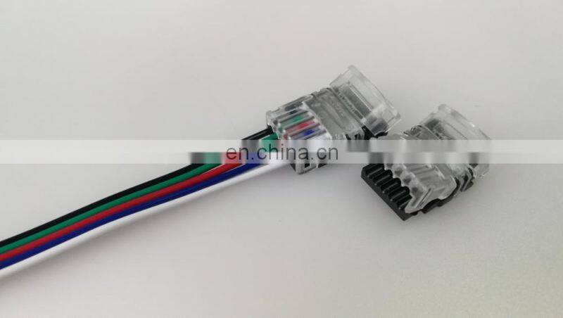 ws2812 smd 5050 led strip connector with electrical wiring connectors