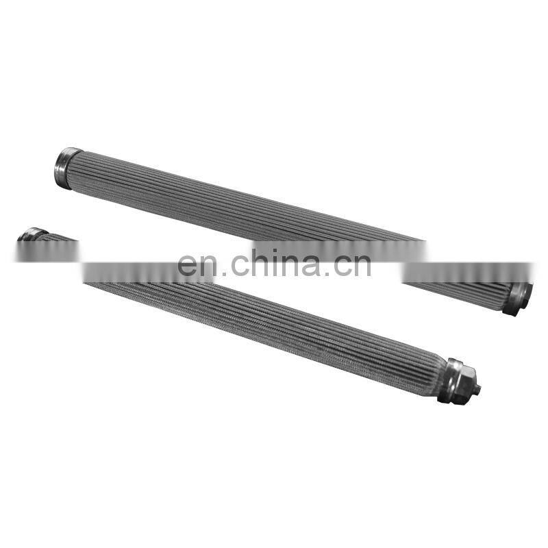 Factory price Sintered metal fiber filter element pleated filter element