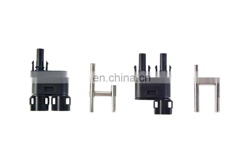 PV Solar y branch solar cable connector for Cable Wires