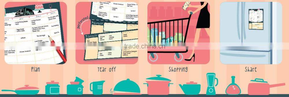 Custom food beverage meal day planner