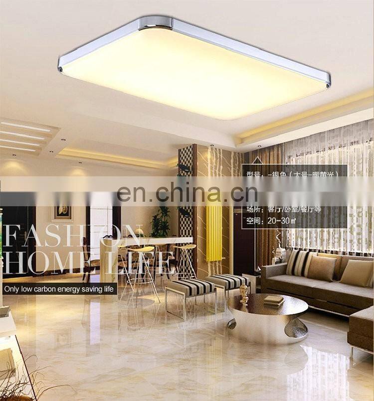 modern ultra-thin led ceiling lamps Nonpolar dimmable rectangular bedroom lamps