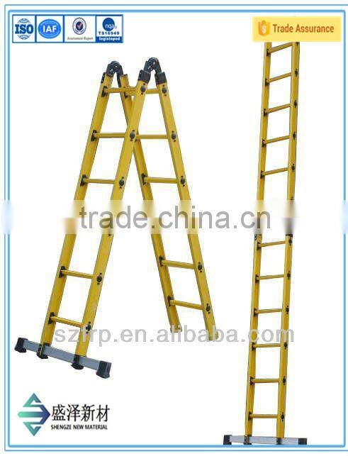 Fiberglass Stepladder for electrical wire repair Shop Garage Jobsite Rescue Repair Paint FRP Insulation ladder