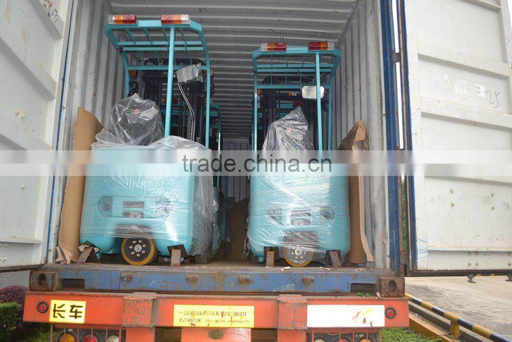 Qingdao Forklift Hydraulic Three wheels full electric Forklift 2500mm 500kg