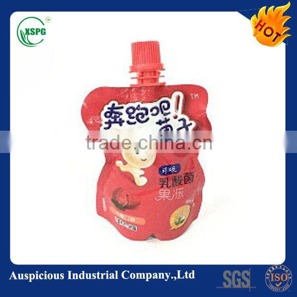 Drink pouch with spout packaging water pouch