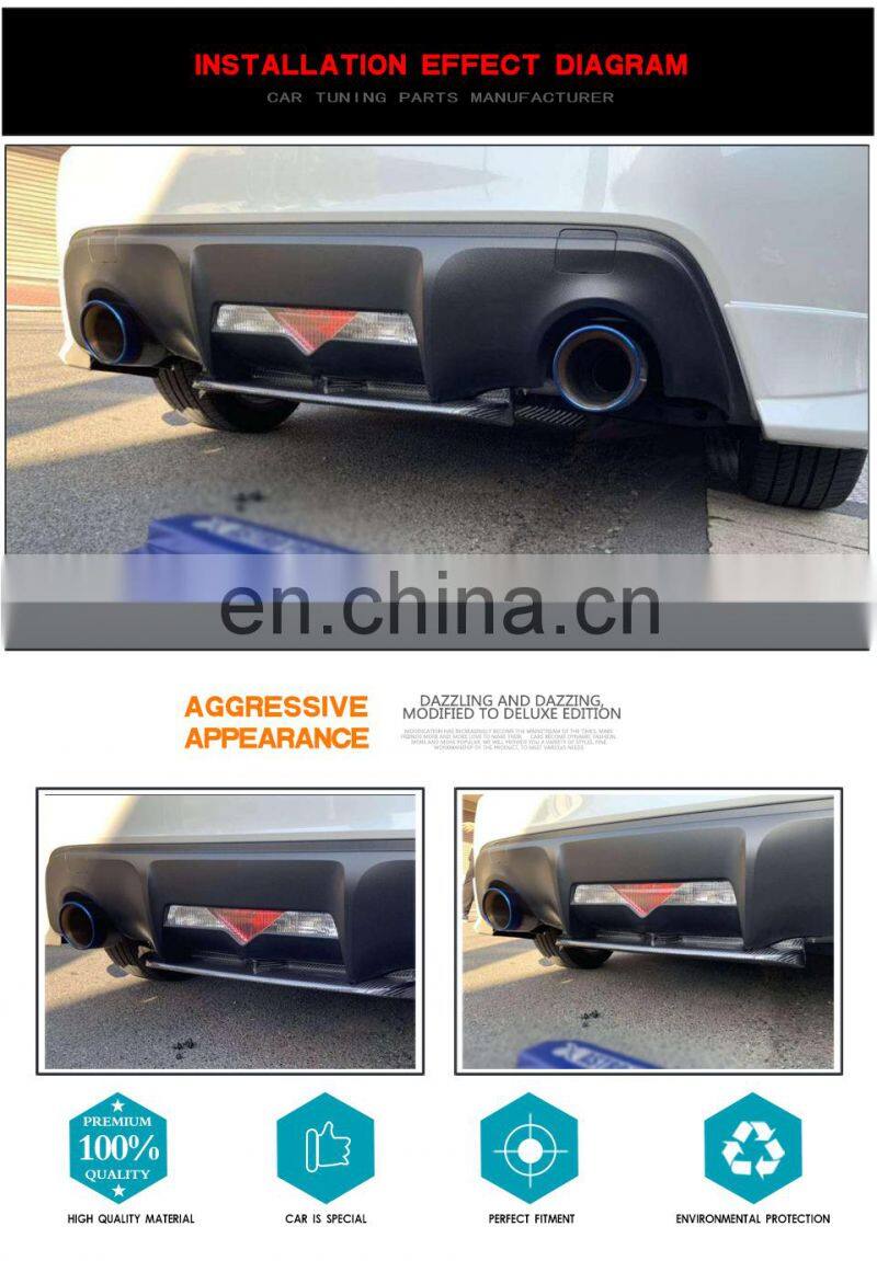 Carbon Fiber rear bumper body kit diffuser for Toyota GT86 Scion FR-S 2017 2018 Car Styling