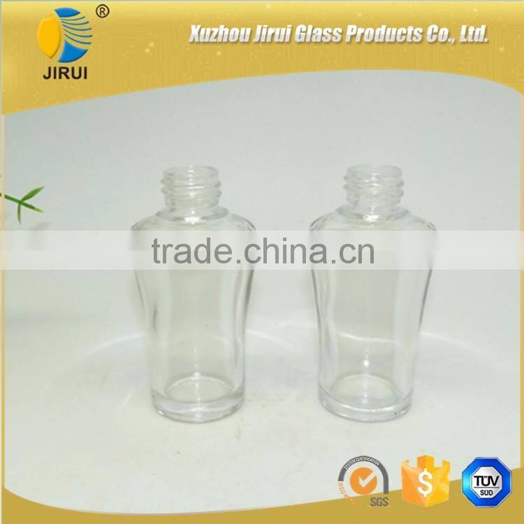 30ml fancy clear cosmetic jar and glass lotion bottle