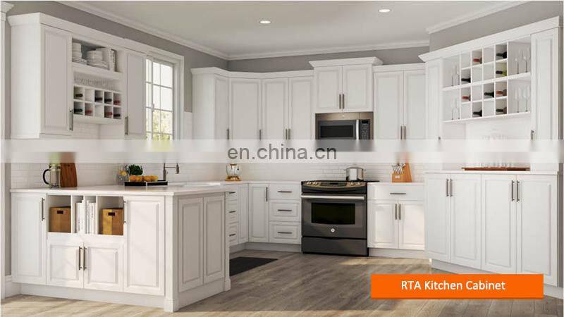 Assembled 18x34.5x24 in. Dual Pull Out Trash Can Base Kitchen Cabinet in White