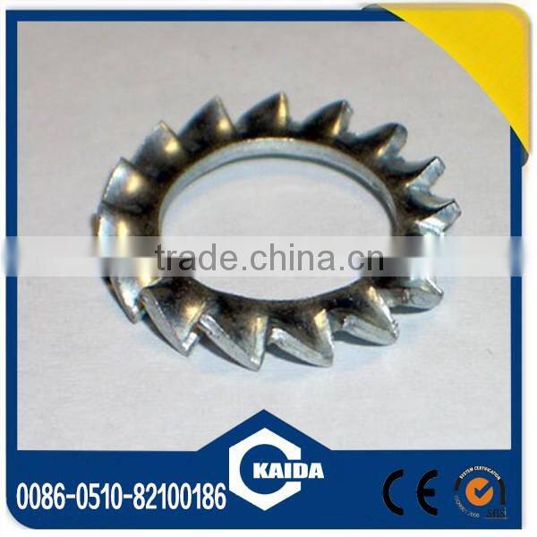 Stainless steel Serrated Lock Washers External Type A DIN6798A
