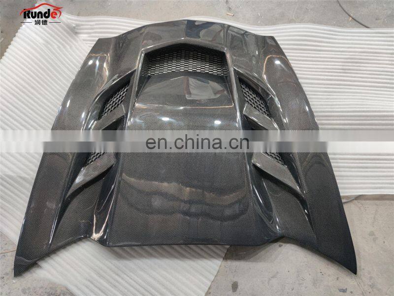 Runde Car Modification Corvette C7 Brilliant Quality New Carbon Fiber Bonnet Engine Hood For Chevrolet Corette C7