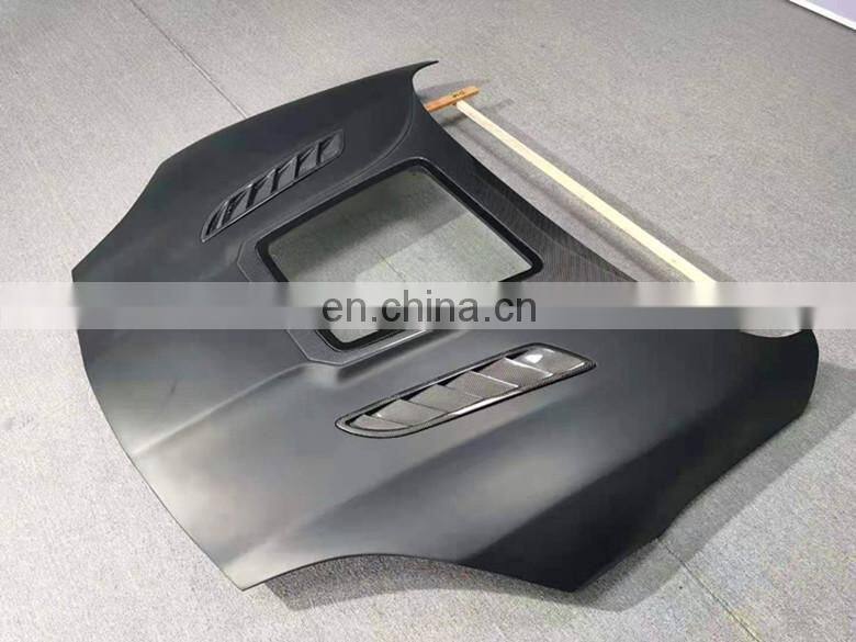 Runde New Arrival Resin Or Carbon Fiber Material For Jaguar F-type Modify IMP Style Transparent Hood Engine Bonnet Hood Cover