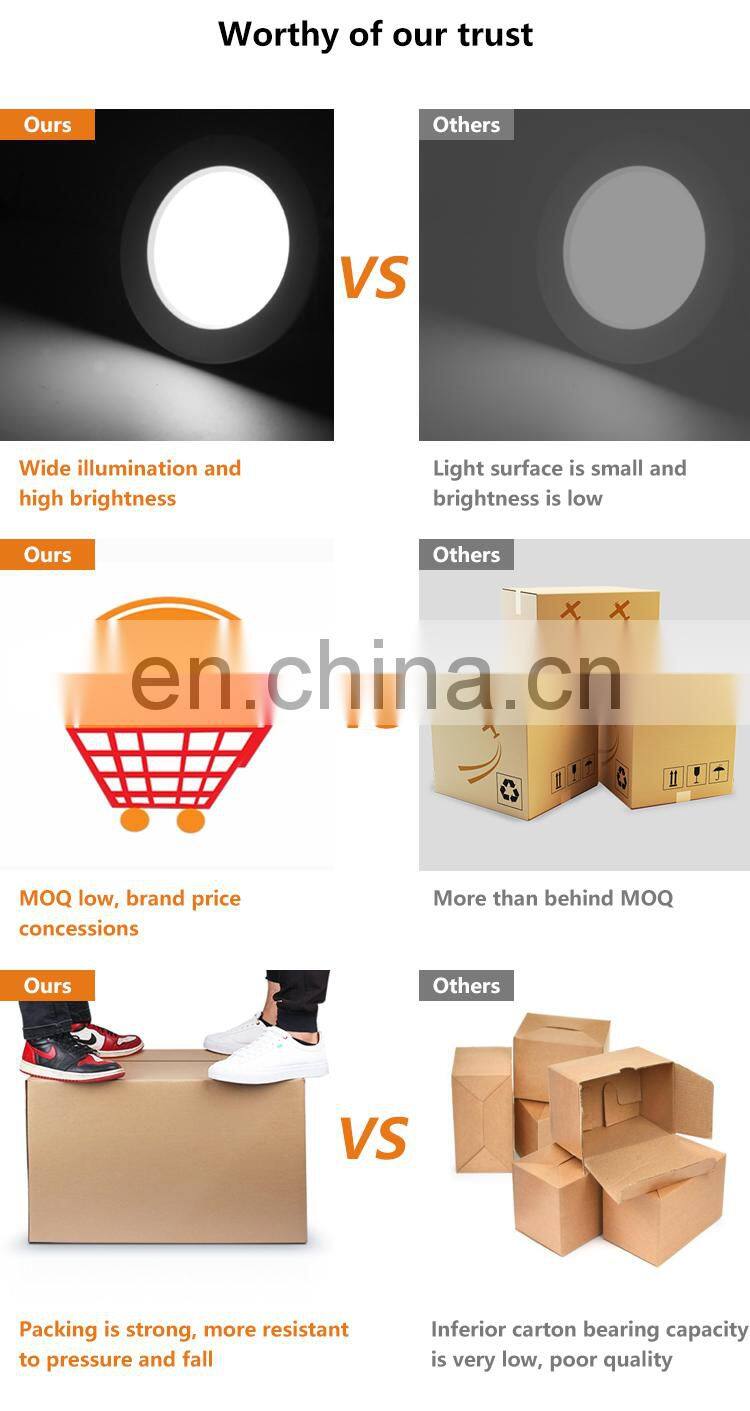 ALLWAY Top Quality Die Casting Aluminum Room 3W 5W 7W 9W 12W 20W 30W Led Downlight Recessed