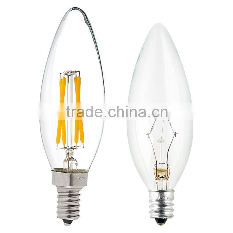 INNOVALIGHT C37 E14 4W candle led filament bulb light