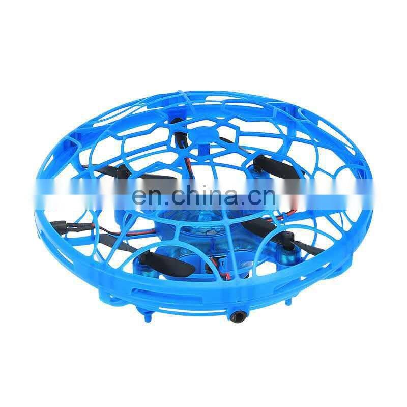 Induction flying saucer Suspended UFO gesture remote control cross-border toy Induction aircraft drone Parent-child interaction