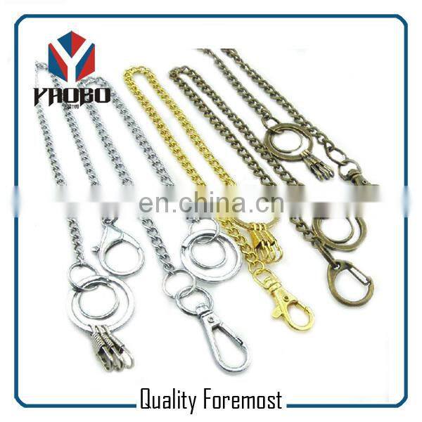 Fashion High Quality Metal Swivel Bolt Snap Hook Leather Wallet Chain