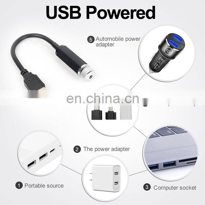USB laser lights star spotlights for cars ledbar