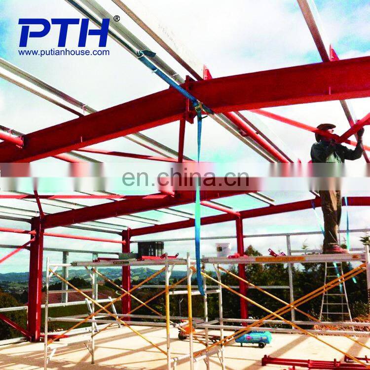low cost prefab house with steel structure
