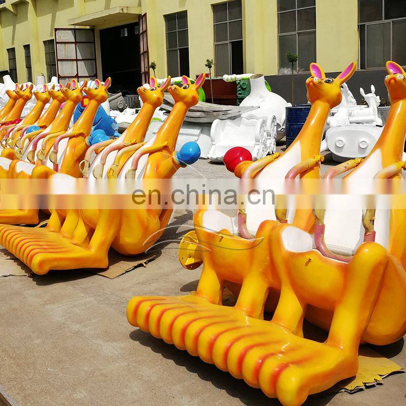 Entertainment jumping kangaroo rides swing control plane for sale