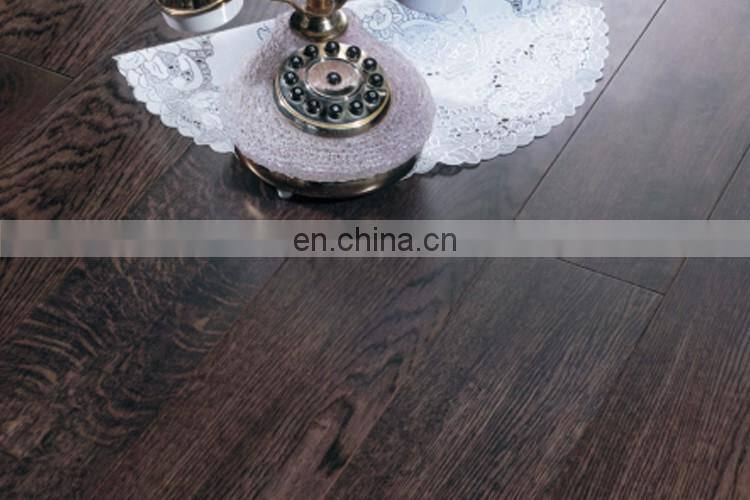 Bergeim Floors Multi-Layer white base and white brushed Engineered Wood Flooring Oak