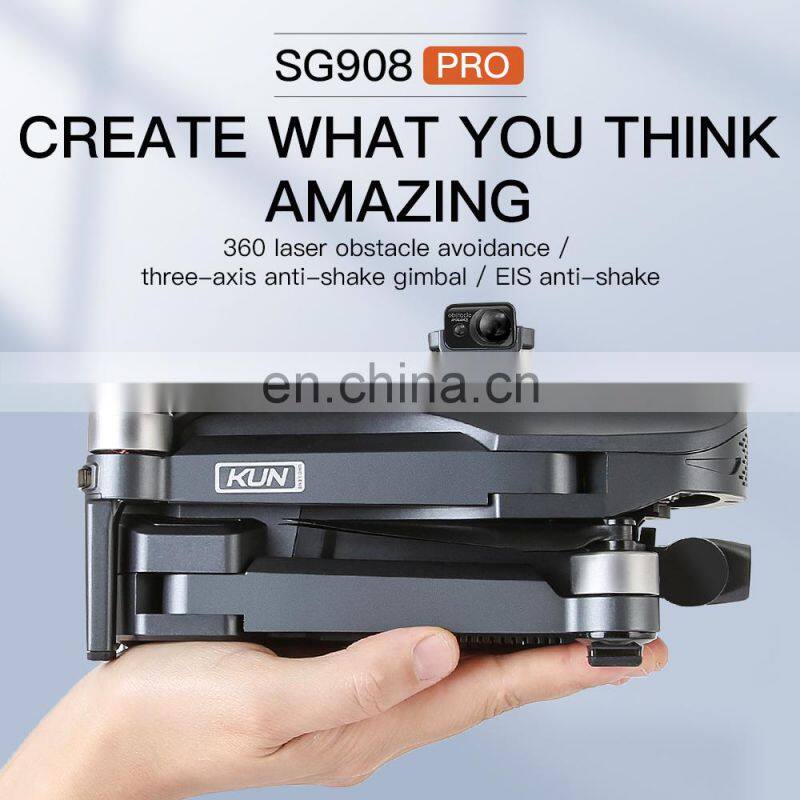 SG908 Drone With 4K quadcopter Camera 3-axis gimbal 1.2km control drones professional long distance drone sg908