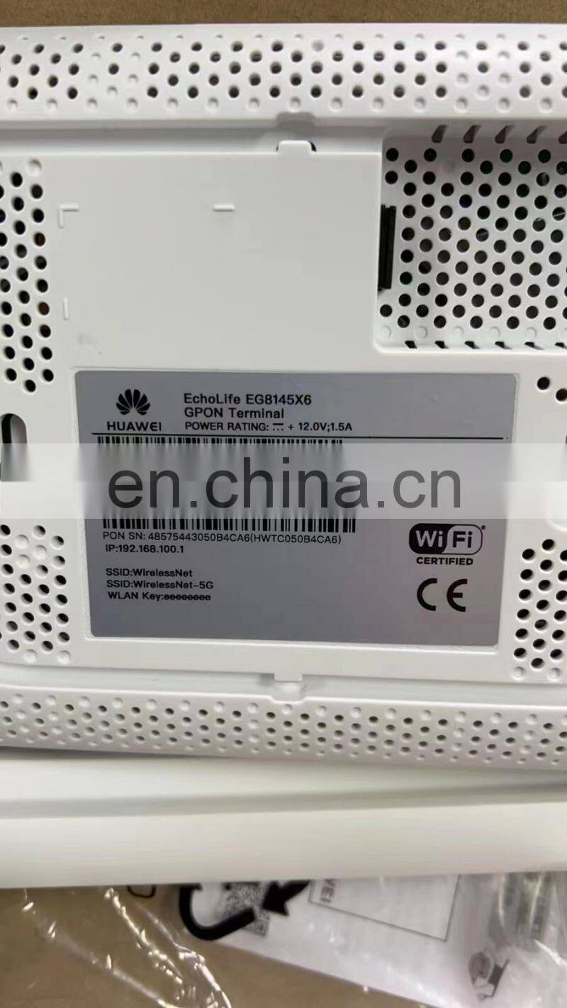 2022 New wifi router modem Eg 8145X6 Wifi6 Gpon-Onu Wifi 6 Gpon Onu Ont Eg8145X6 For Huawei