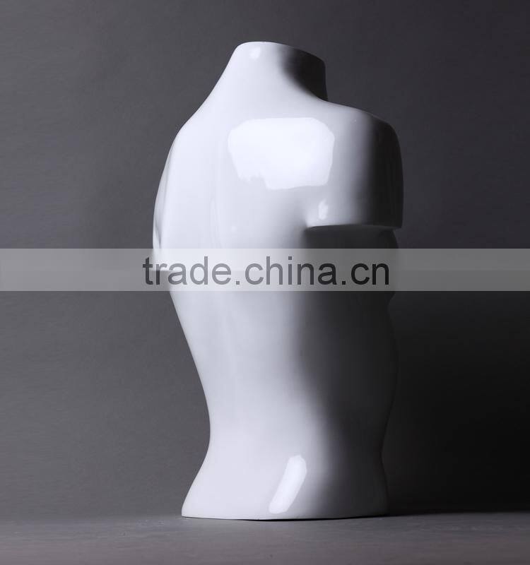 high quality half body fiberglass male mannequin
