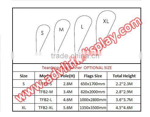 teardrop flag stand,banner printing