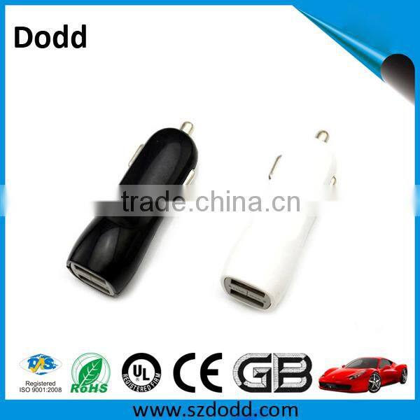 double usb car charger with led lighting logo original factory