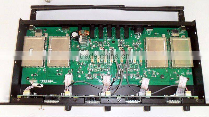 OKMIC UHF/PLL 4 Channel Conference Room Microphone System