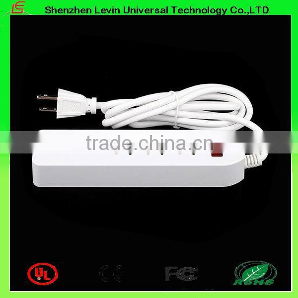 CE Extension Electric Multi Socket Power Plug USA 6 Ways 6 USB Power Strip