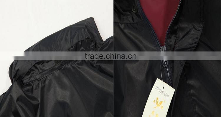 YANLI 100% waterproof, oxford poncho raincoat/rain poncho for adult