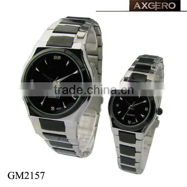 Stainless steel lovers pc21 Japanese movt quatz watch