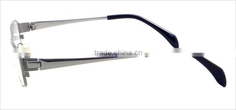 2015 Classic design pure titanium full rim optical frames for men
