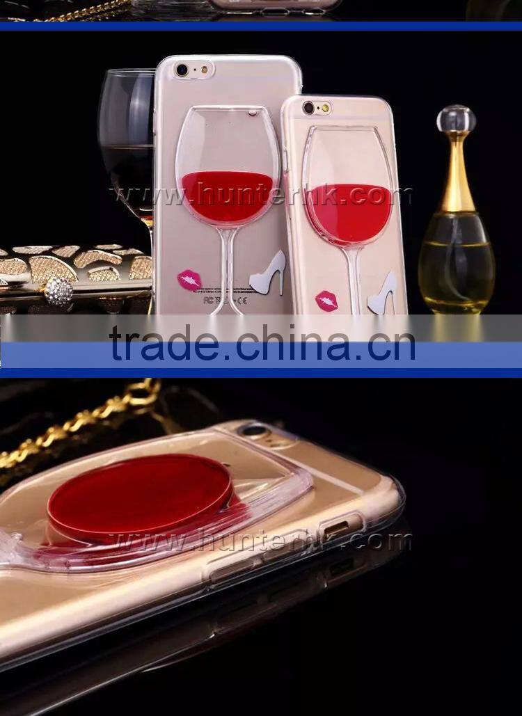 Liquid Red Wine Mobile Phone Cover For iphone6s