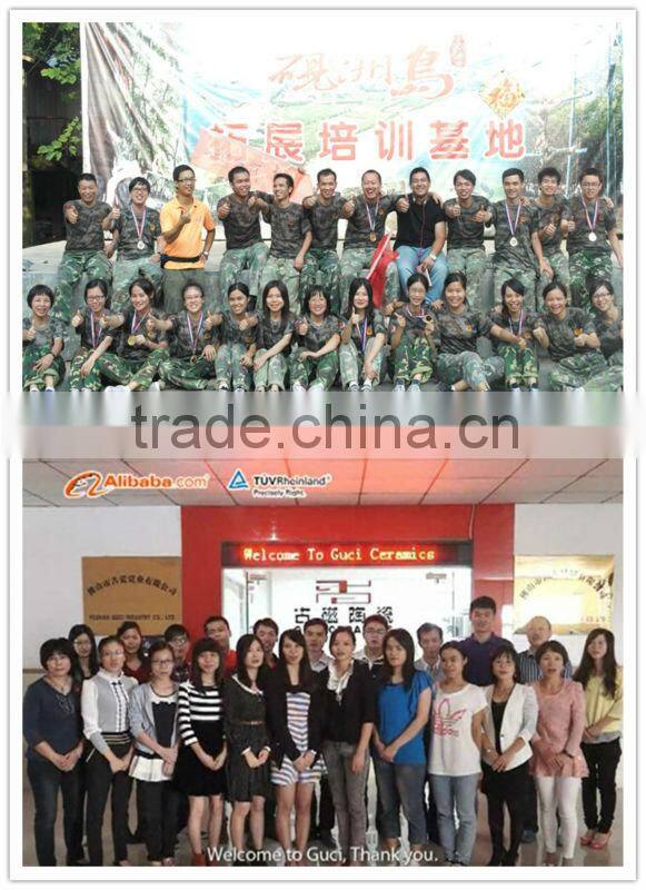 Yellow cream floor tiles