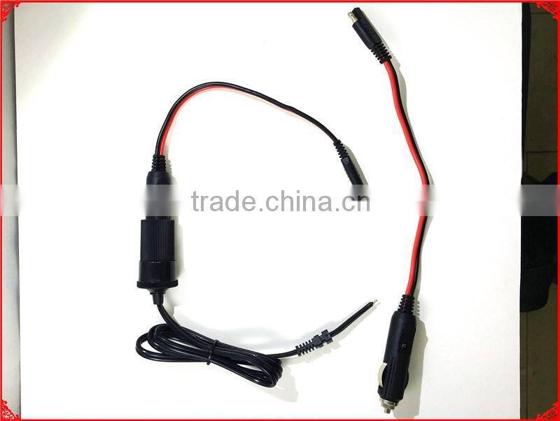 NEW Male to Female Gender Cigarette plug with 18AWG 2C Cable OF Cable Assembly