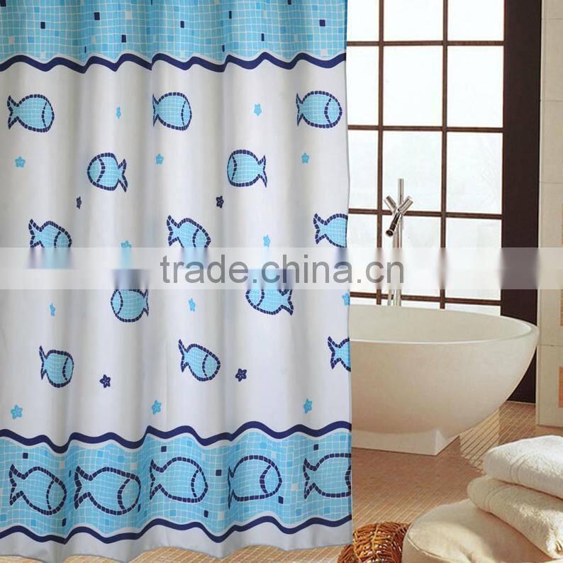 PVC Custom Printed Shower Curtain Liner