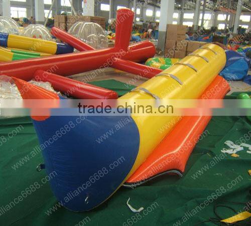 hot sale inflatable banana boat floating games for adults