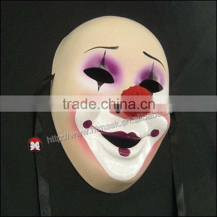 Hot Sales Jester Rigid Plastic Clown Mask Cartoon Show Mask Will Partyl Mask The Adults And Kids Can Wear