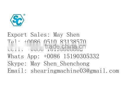 Hydraulic Shearing Machine, stainless steel cutting machine QC11Y-6X4000