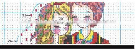 3D cross-stitch picture