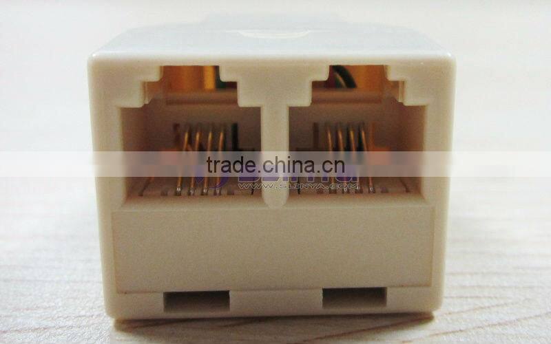 Adapter rj11 to jack RJ11 Modular Telephone Adapter Female to Female