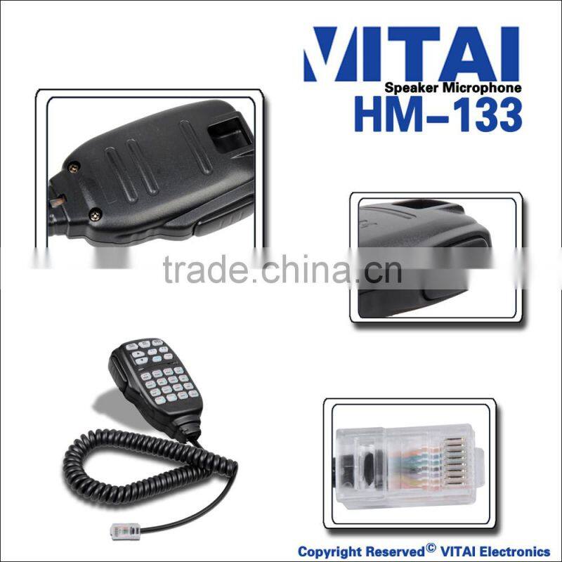 VITAI HM-133 Walkie Talkie Speaker Microphone for IC-2200H. IC-2800H, IC-V8000, IC-2820H, IC-208H etc.