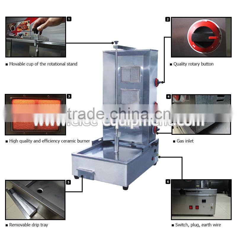 high quality factory price shawarma machines
