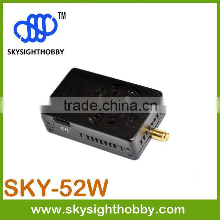 D58-2 5.8Ghz 32CH Wireless AV FPV Diversity Receiver + SKY-52W FPV 5.8G 2W A/V Long Range Transmitter for fpv goggle